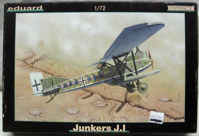 Eduard 1/72 Junkers J-I, 7046 plastic model kit